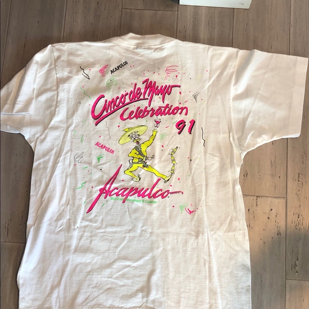 1991 alcapulco restaurant cinco de mayo tshirt